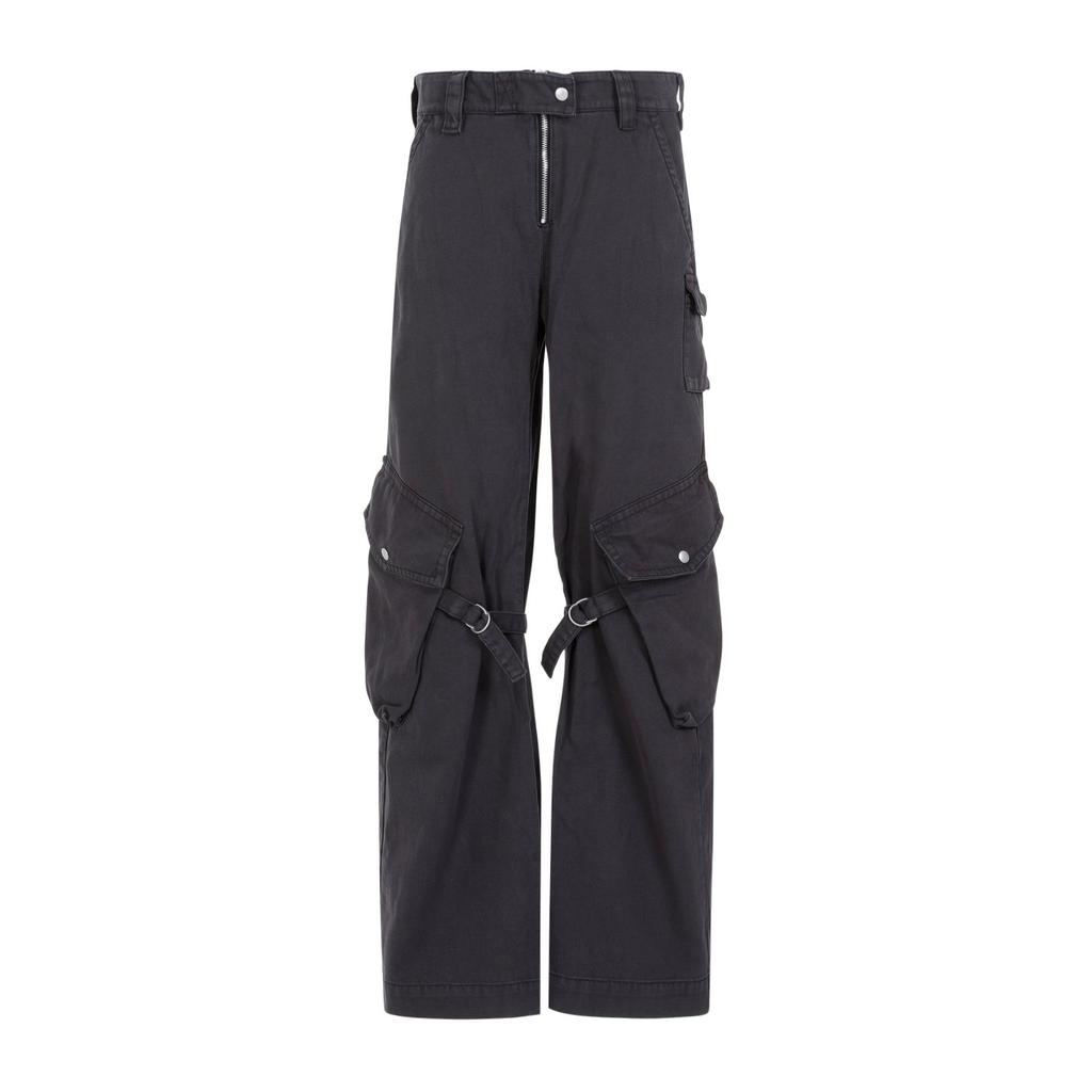 Acne Studios Acne Studios Mid-Waisted Straight-Leg Cargo Trousers