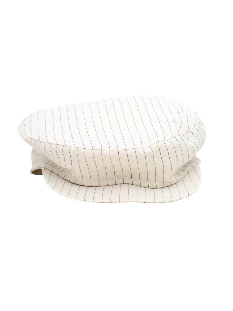 IL GUFO Il Gufo Pinstriped Flat Cap 1