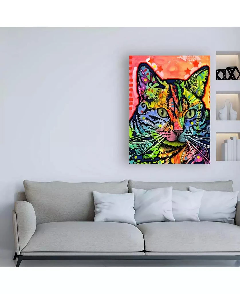 Trademark Global Dean Russo Cat Abstract Color Canvas Art - 15.5" x 21" 3