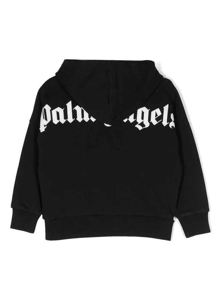 Palm Angels Black Hoodie With Logo 2