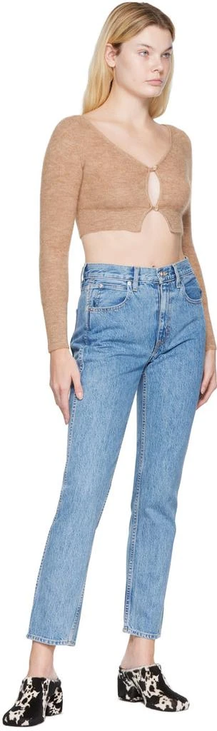 SLVRLAKE Blue Virginia Slim Jeans 4