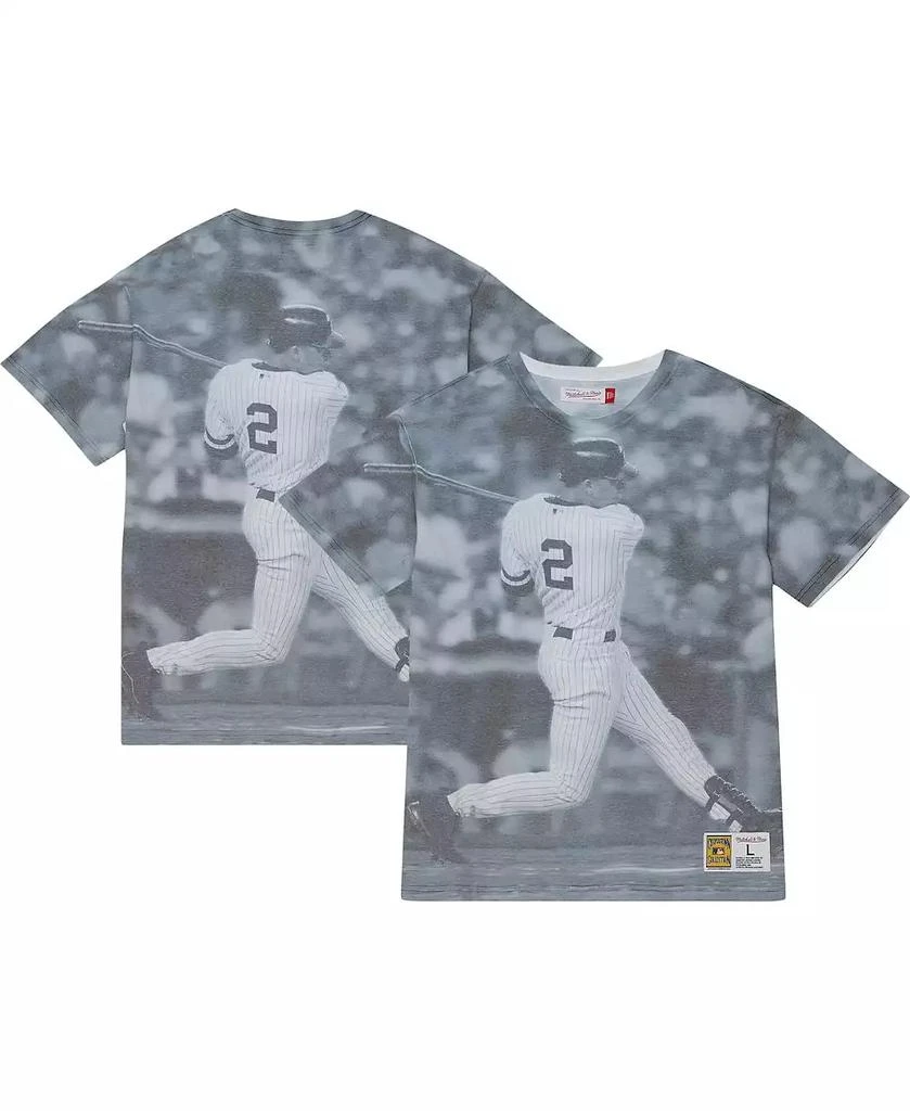 Mitchell & Ness Men's Derek Jeter New York Yankees Cooperstown Collection Highlight Sublimated Player Graphic T-shirt 1