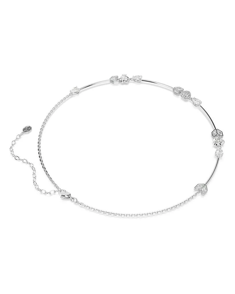 Swarovski Idyllia Cubic Zirconia Heart 
Arrow Collar Necklace, 14.87-17.75" 6