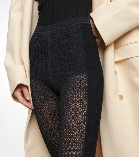 Khaite Lace stirrup leggings 4