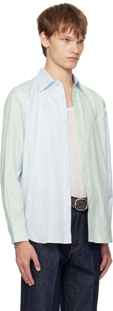 Green & Blue Finx Ox Chambray Shirt – On Sale Now with Up to 46