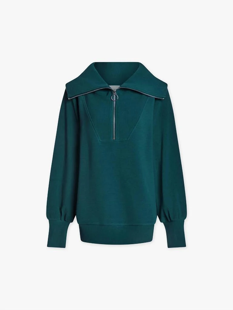 Varley Vine Half Zip Pullover In Conifer 4