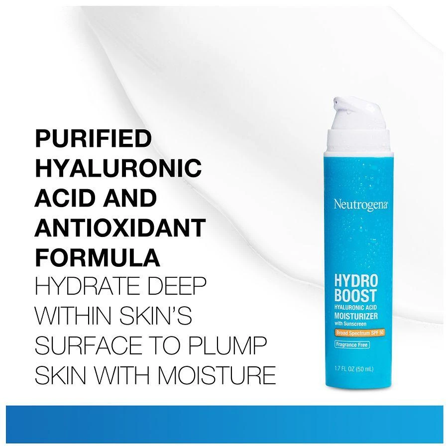 Neutrogena Hydro Boost SPF 50 Hyaluronic Acid Moisturizer 11
