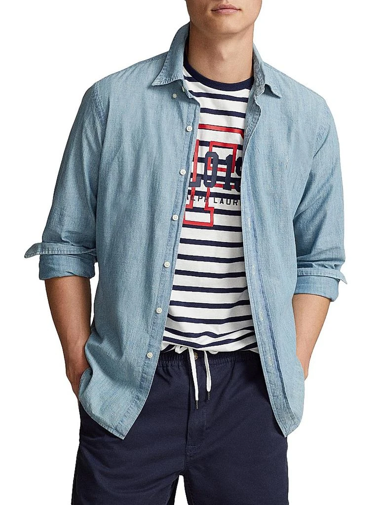 Ralph Lauren Classic-Fit Chambray Shirt 5