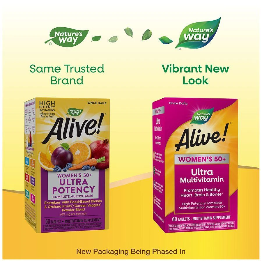 Nature's Way Once Daily Women's 50+ Ultra Potency Multivitamin Tablets 6