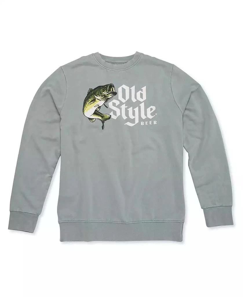 American Needle Men
s Gray Old Style Sunday Fleece Pullover Sweatshirt 1