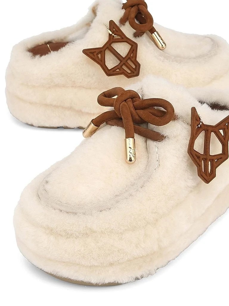 Naked Wolfe Blizzard Suede Shearling Slip-On Shoes 4