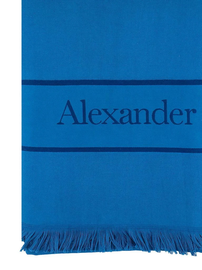 Alexander McQueen Alexander McQueen Logo Printed Beach Towel 2