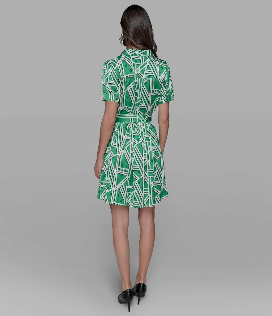 Karl Lagerfeld Paris SHORT SLEEVE KL PRINT SHIRT DRESS 2