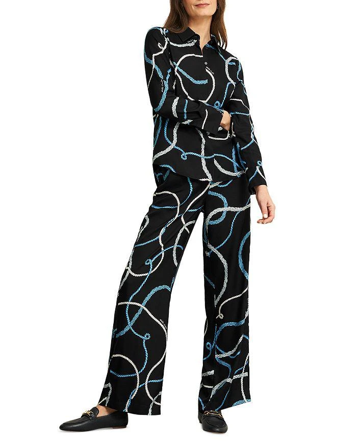 HOBBS LONDON Raya Rope Print Blouse 2