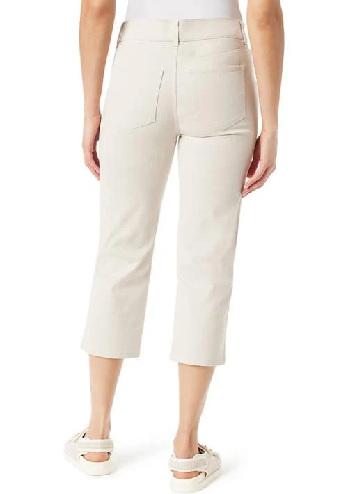 Gloria Vanderbilt Vanderbilt Womens Shape Effect Capri Pants With Slit 2