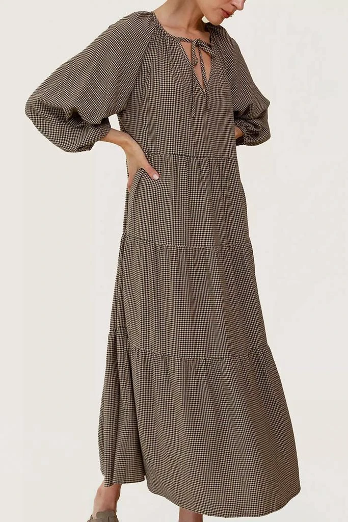 Whimsy and Row Whimsy + Row Mandy Gingham Midi Dress 4