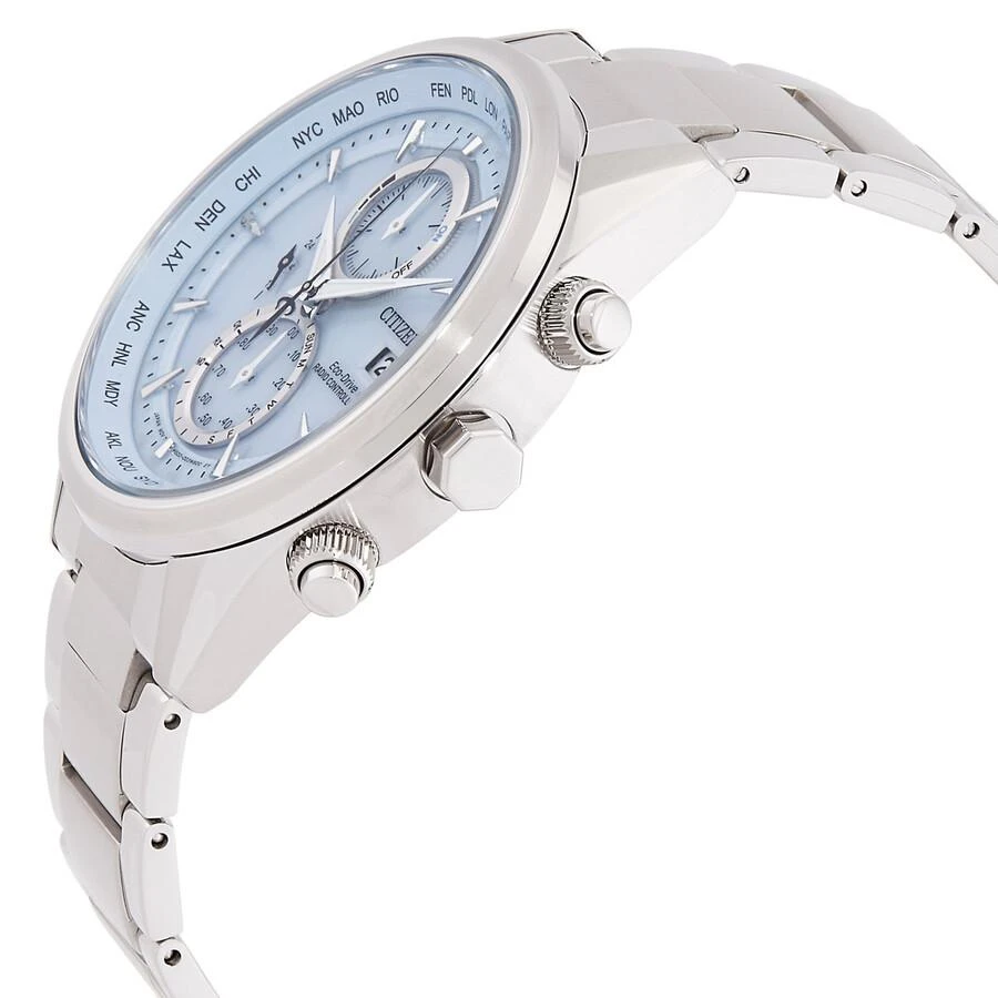 Citizen Perpetual World Time Chronograph Blue Dial Men's Watch AT8260-85M 2