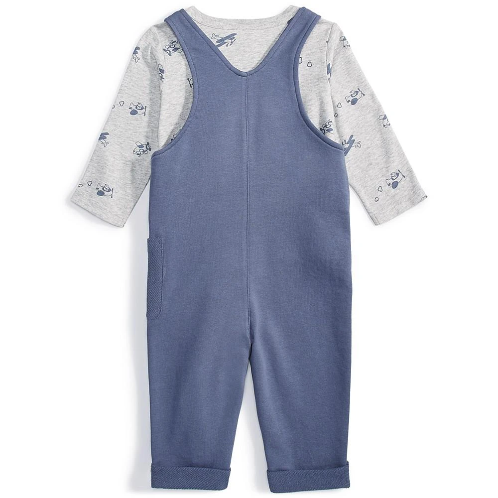 First Impressions Baby Boys Airplane Shirt and Overall, 2 Piece Set, Created for Macy's 2