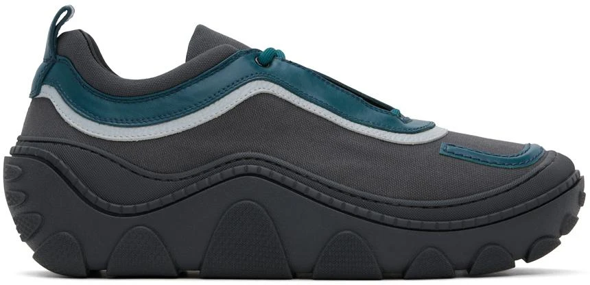 Kiko Kostadinov Gray Tonkin Canvas Sneakers IT-42 - Casual Shoes 