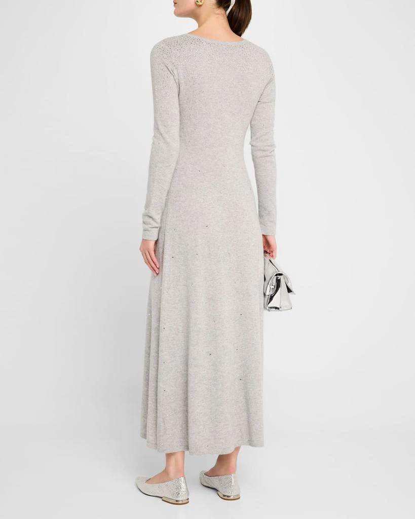 Autumn Cashmere Rhinestone Cashmere Midi Sweater Dress 3