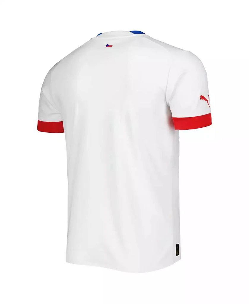 Puma Men's White Czech Republic National Team 2022/23 Away Replica Jersey 3