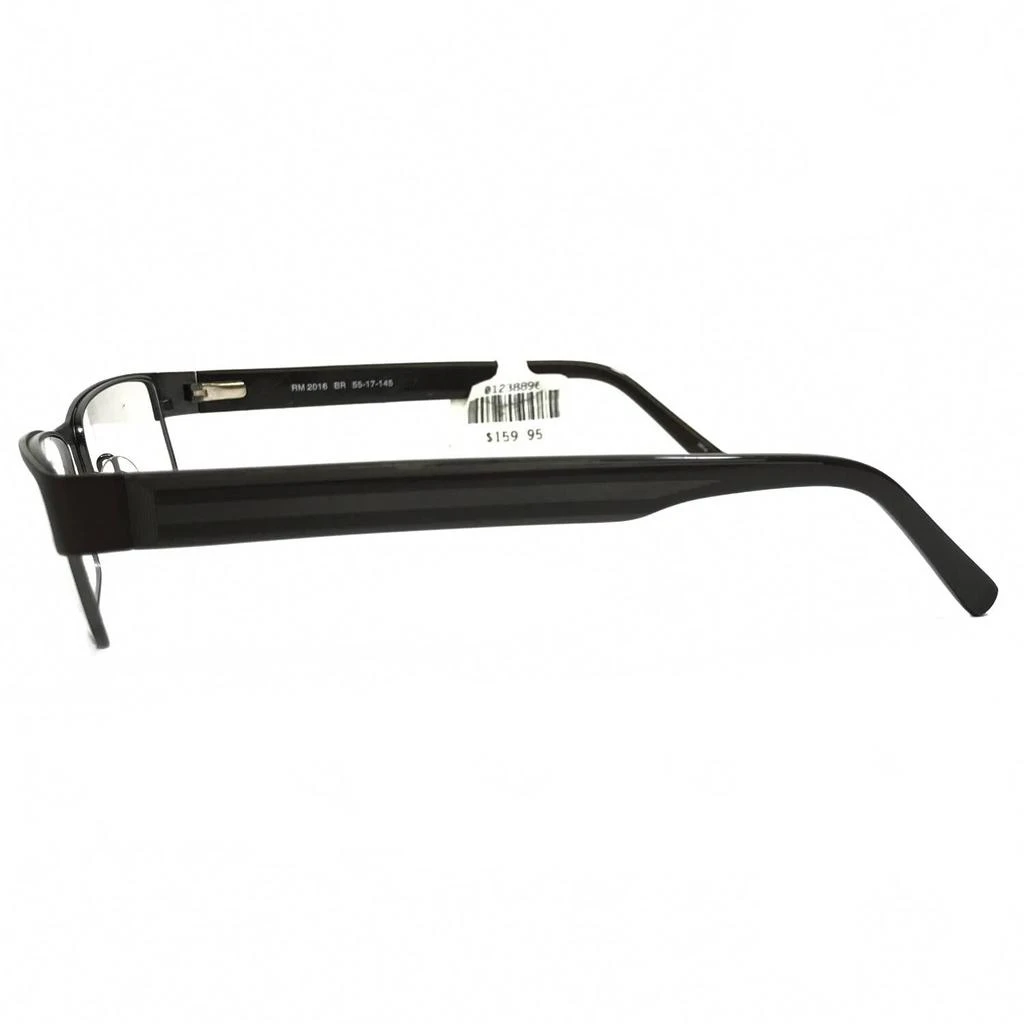 Robert Mitchel Men
s Rm2016 Rectangle Eyeglasses In Brown 3
