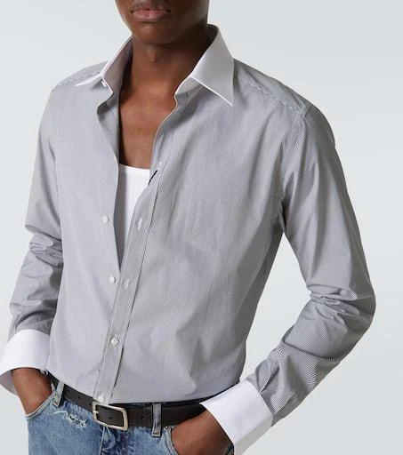 Dolce 
Gabbana Striped cotton poplin shirt 5