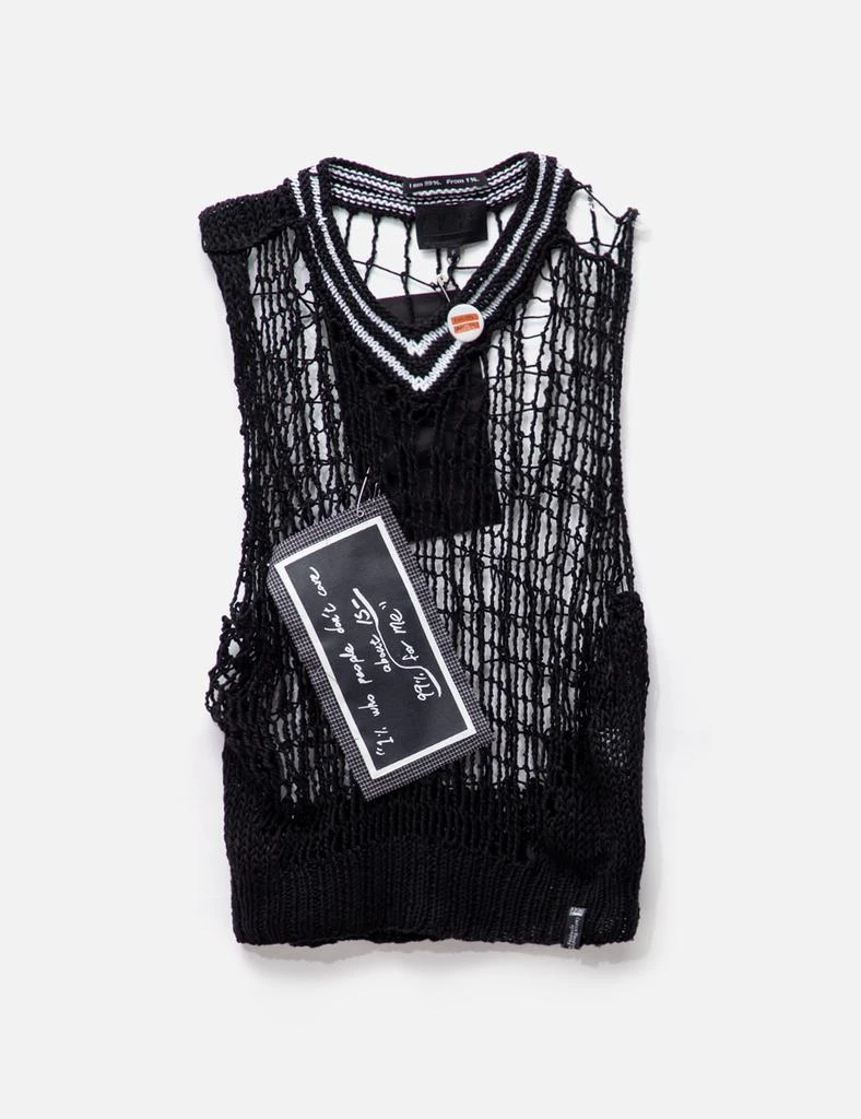 99% IS Handmade Knit Net Vest 1