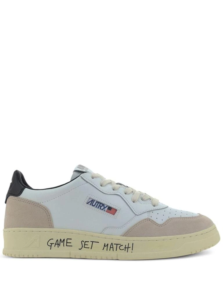Autry AUTRY - Medalist Low Leather And Suede Sneakers 1