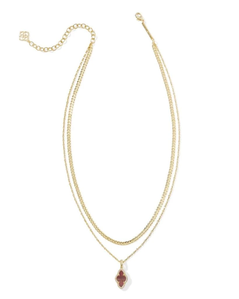 Kendra Scott Kendra Scott - Abbie Pave Frame Multi Strand Necklace 2