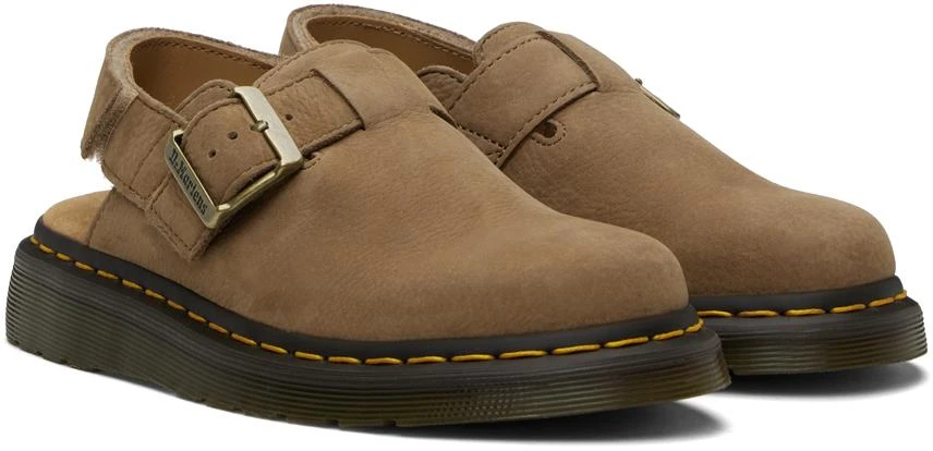 Dr. Martens Tan Jorge II Patchwork Slingback Mules 4