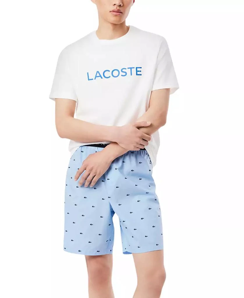 Lacoste Men's Crewneck Logo Pajama T-Shirt 7