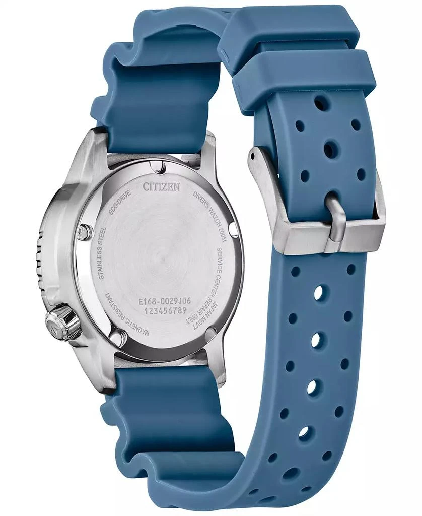 Citizen Women's Promaster Sea Dive 4 Light Blue Polyurethane Strap Watch 36.5mm 3