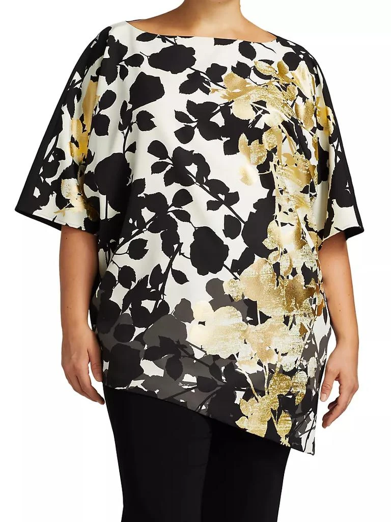 Marina Rinaldi Metallic Asymmetrical Top 3