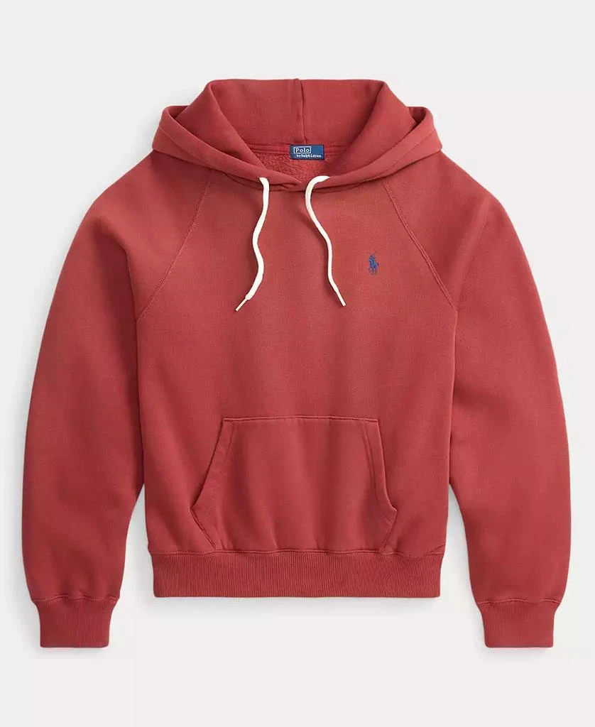 Ralph Lauren Women's Shrunken Fit Fleece Hoodie Sweatshirt 8