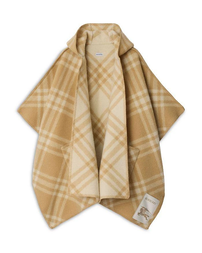 Burberry Reversible Check Wool Cape