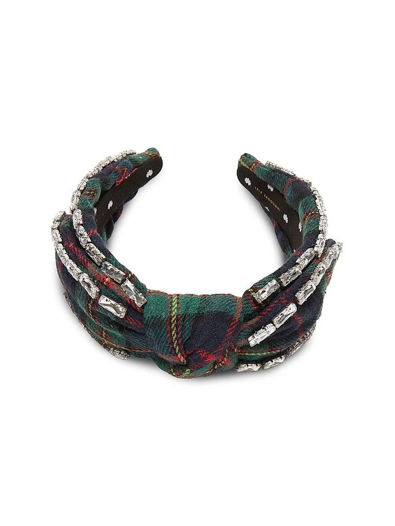 Shop Veronica Plaid Crystal Headband on Sale at BeyondStyle  display picture 1