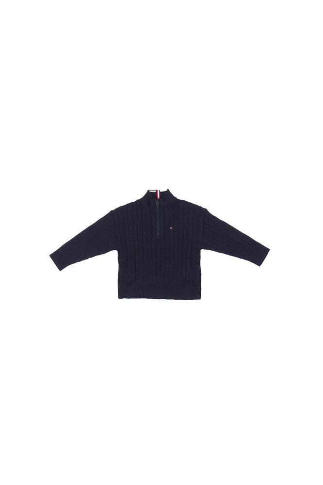 Tommy Hilfiger Junior Tommy Hilfiger Junior Breezy Half-Zip Cable Knit Jumper
