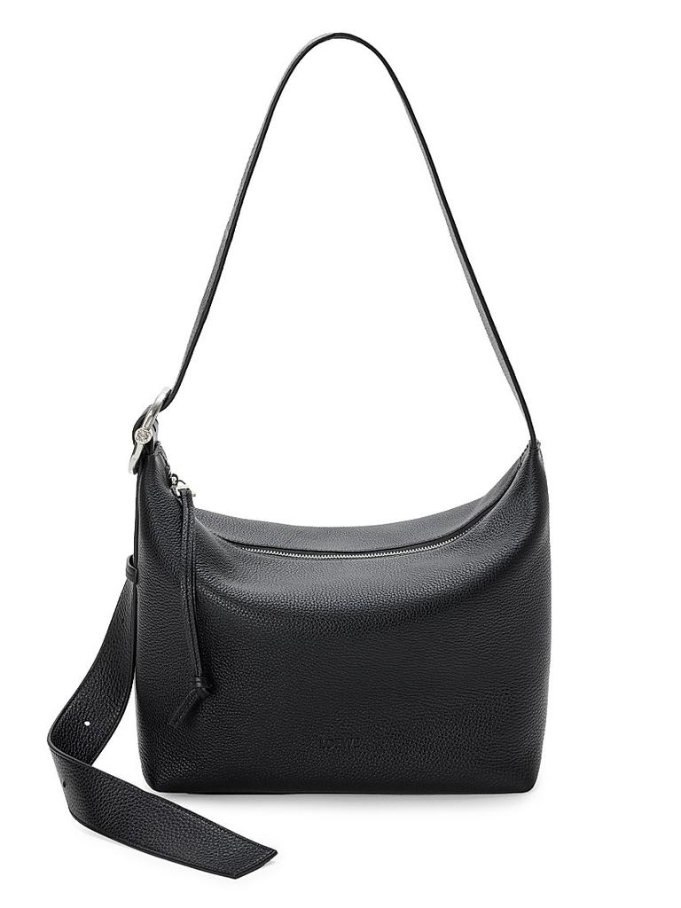 Loewe Loop Hobo Leather Shoulder Bag