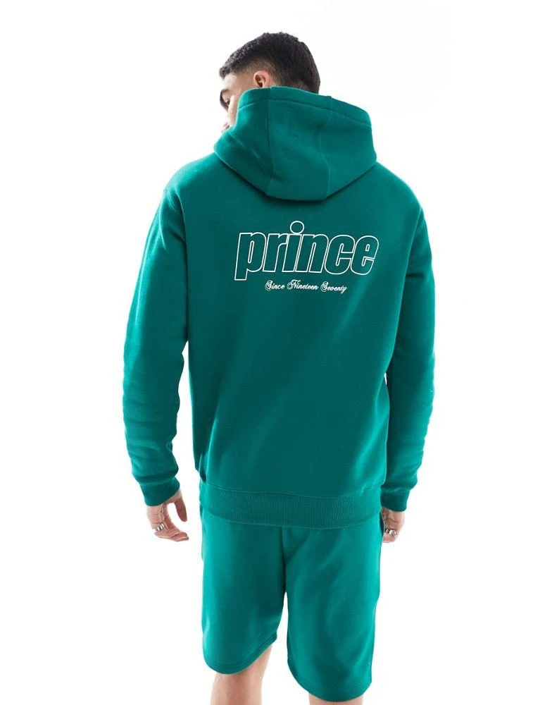 Prince Prince co-ord logo back hoodie in dark green 1