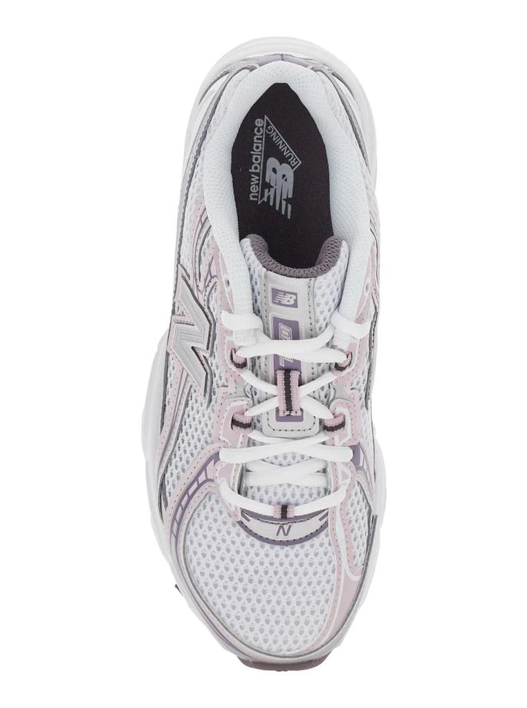 New Balance Pink Low Top Sneakers With Logo Patch On Side And Tongue And Perforated Panels In Tech Fabric Unisex 4