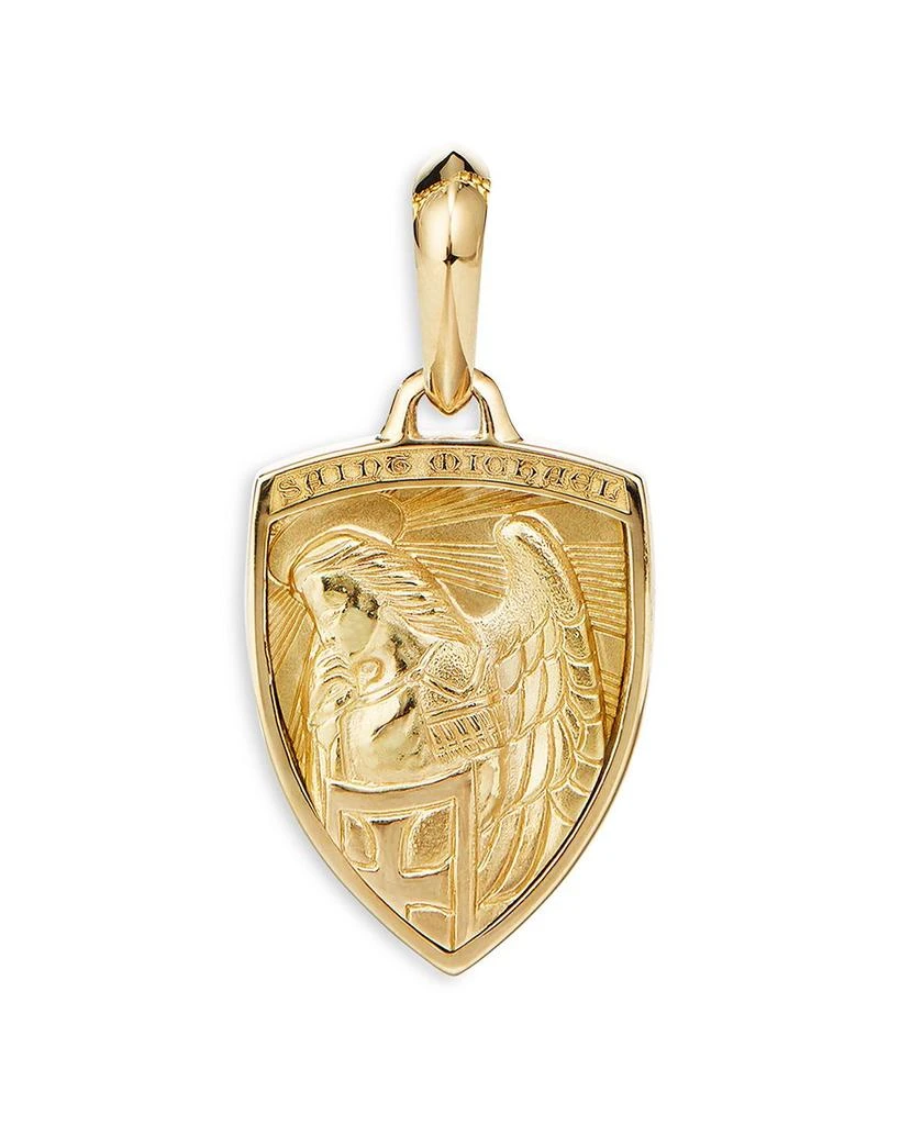 David Yurman St. Michael Amulet in 18K Yellow Gold 1