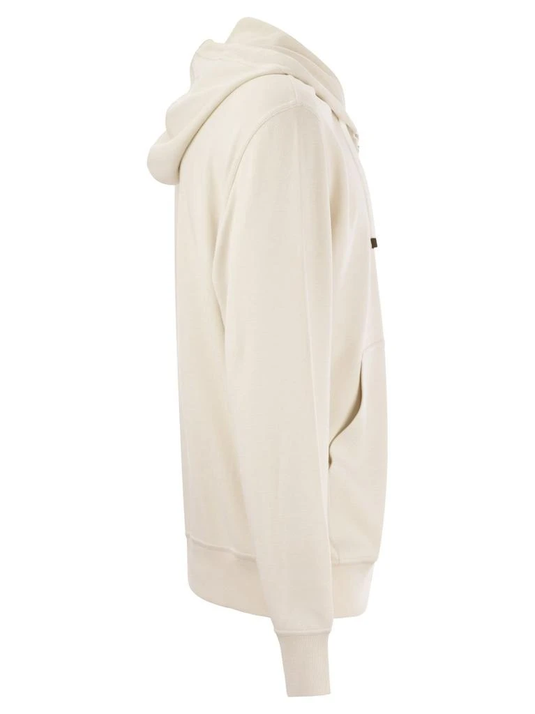 Brunello Cucinelli Brunello Cucinelli Zipped Drawstring Hoodie 3
