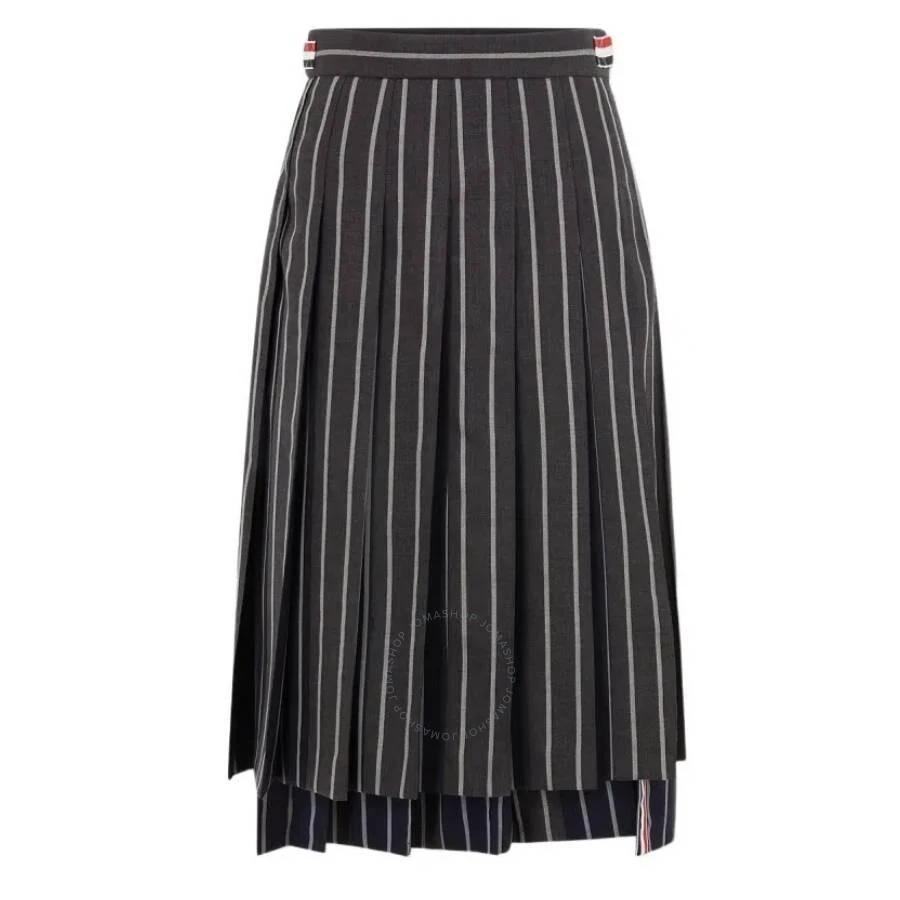 Thom Browne Thom Browne Knee Length Classic Pleated Skirt, Brand Size 38 (US Size 2) 1