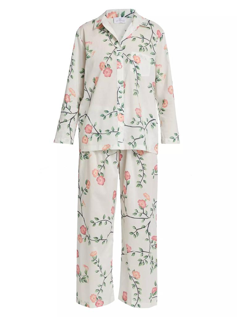 Pour Les Femmes Floral Cotton Pajama Set