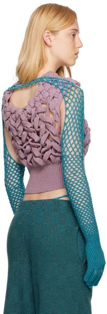 Isa Boulder Blue Map Gloves 3