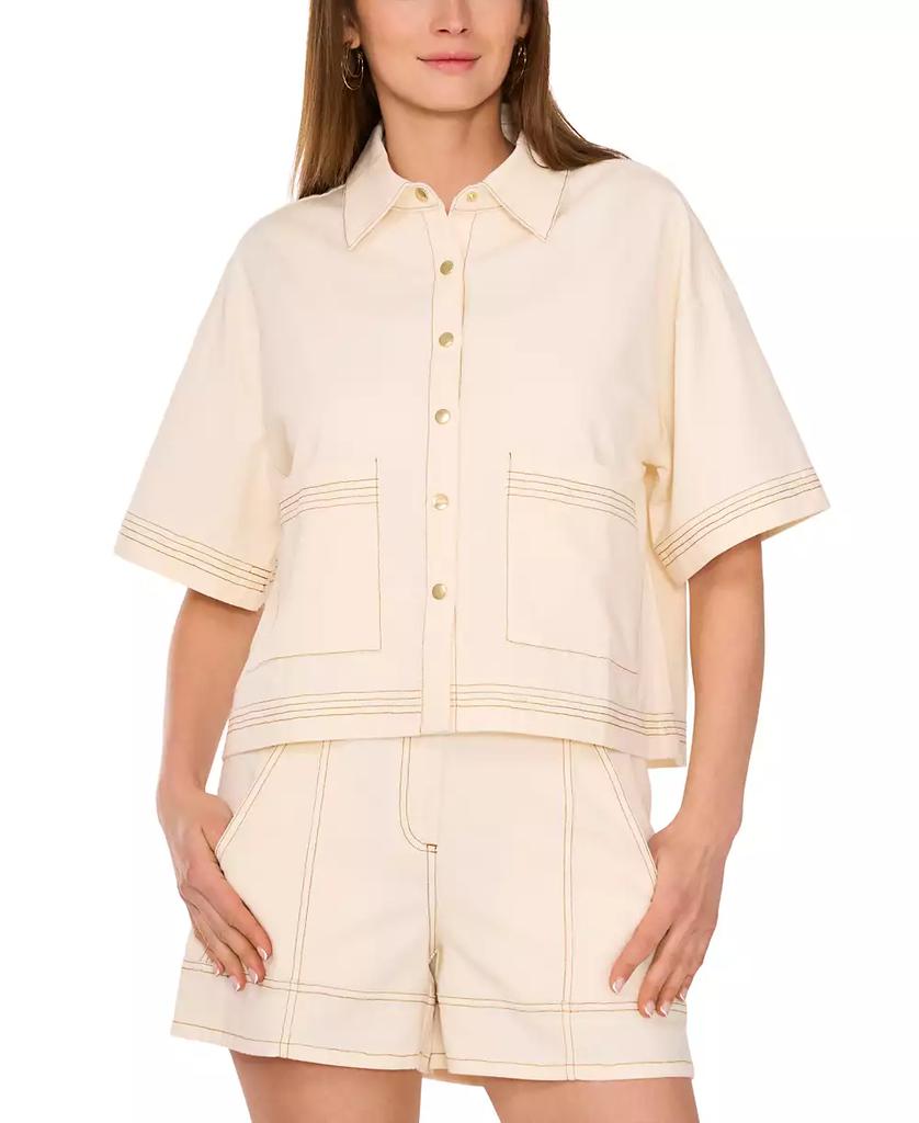 Parker Women's Short-Sleeve Stitched Parker Jacket