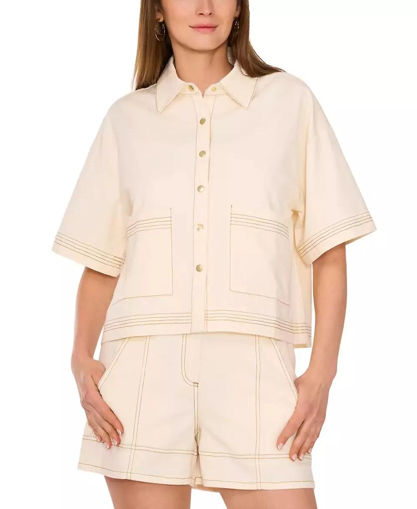 Parker Women's Short-Sleeve Stitched Parker Jacket 2