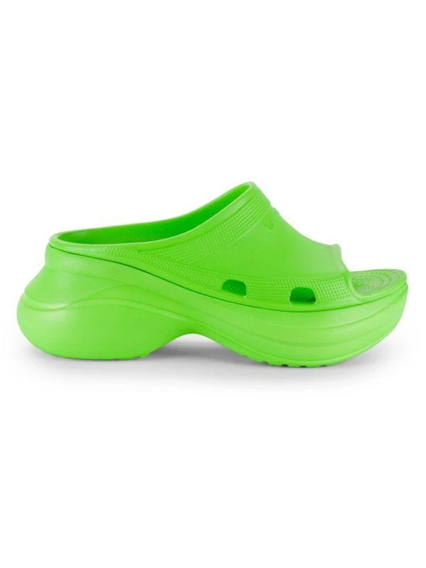 Balenciaga Logo Platform Slides 1
