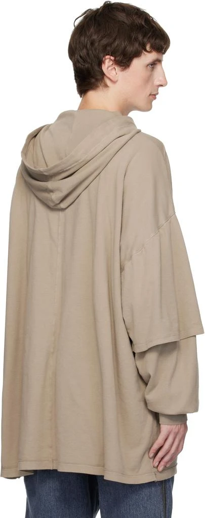 Rick Owens Taupe Concordians Tommu Hustler Hoodie 3